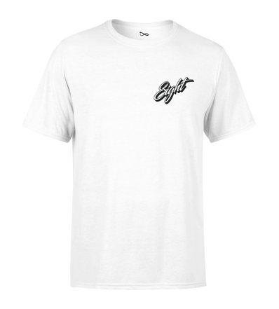 T-SHIRT | "HEART" - Blanc/Noir