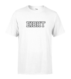 T-SHIRT | "EIGHT SCHOOL" - Blanc/Noir