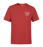 T-SHIRT | "OCTO" - Rouge/Blanc