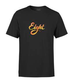 T-SHIRT | "SUMMER'EIGHT" - Noir/Jaune