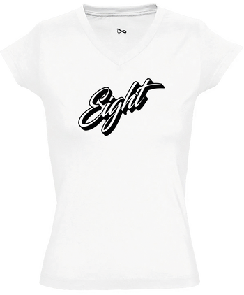T-SHIRT FEMME | "CLASSIC" - Blanc/Noir