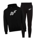 ENSEMBLE SWEAT-CAPUCHE | "CLASSIC" - Noir/Blanc