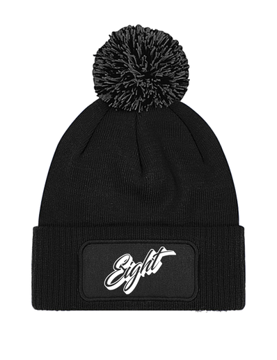 BONNET POMPON | "CLASSIC" - Noir/Blanc