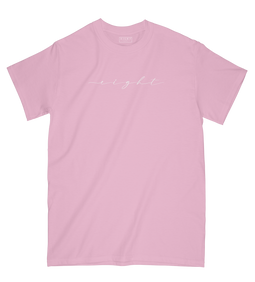 T-SHIRT | "CALI" - Rose/Blanc