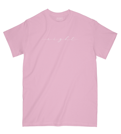 T-SHIRT | "CALI" - Rose/Blanc