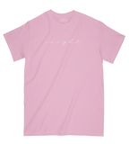 T-SHIRT | "CALI" - Rose/Blanc